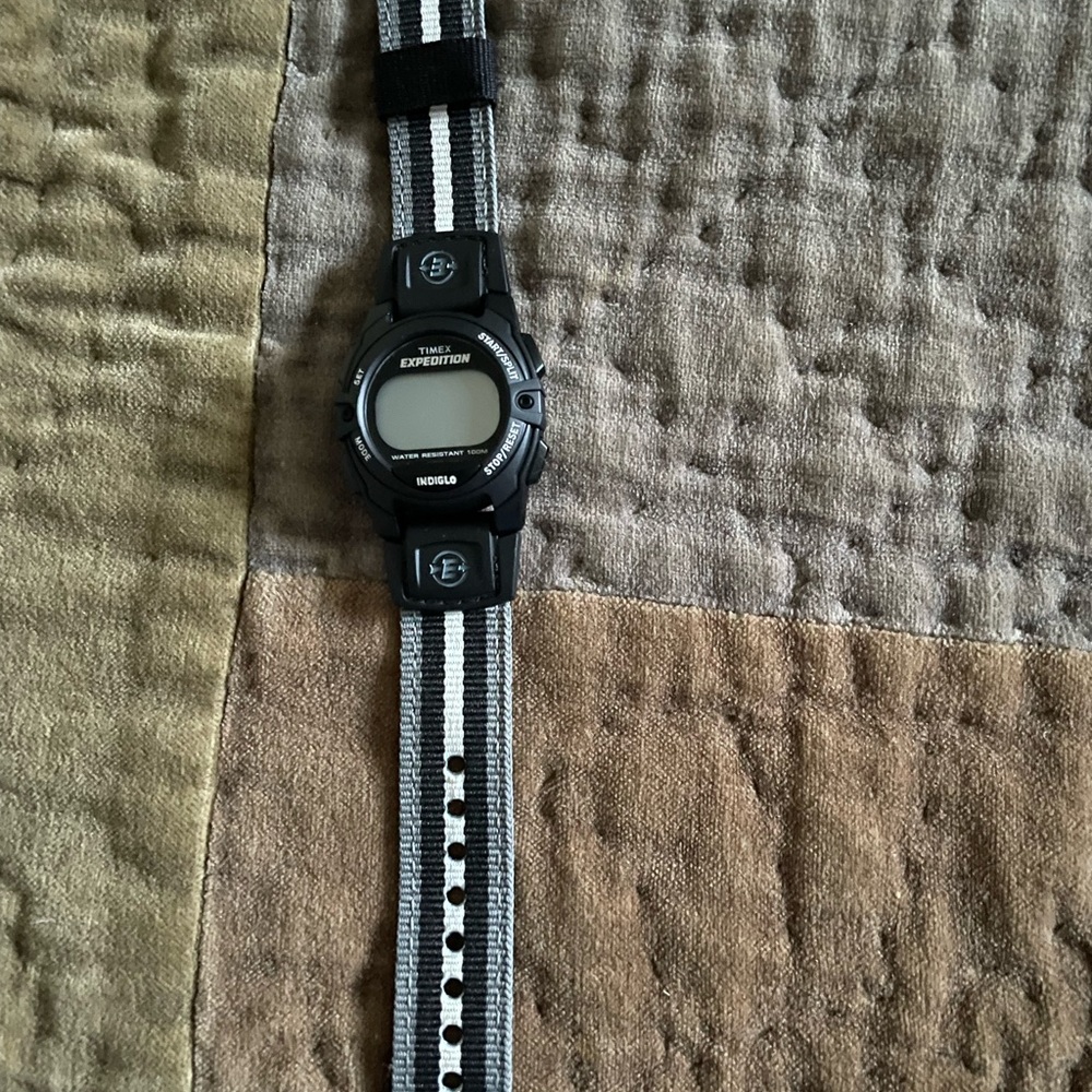 Timex Expedition Black and White Digital Sports Watch Used - Picture 3 of 15